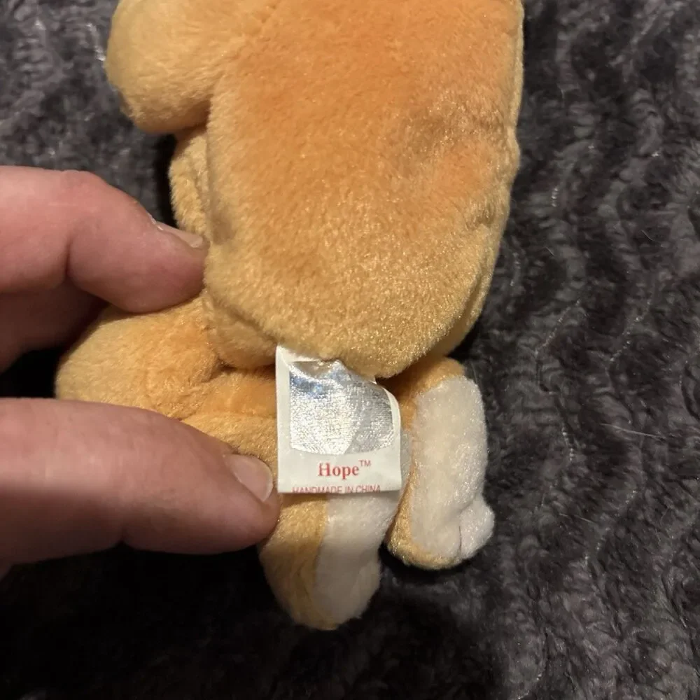Ty Beanie Babies Lot of 4 Hope, Tuffy, Roam, Bruno